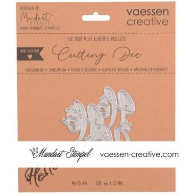 Vaessen Creative Mundart Stanzschablone - Ho Ho Ho